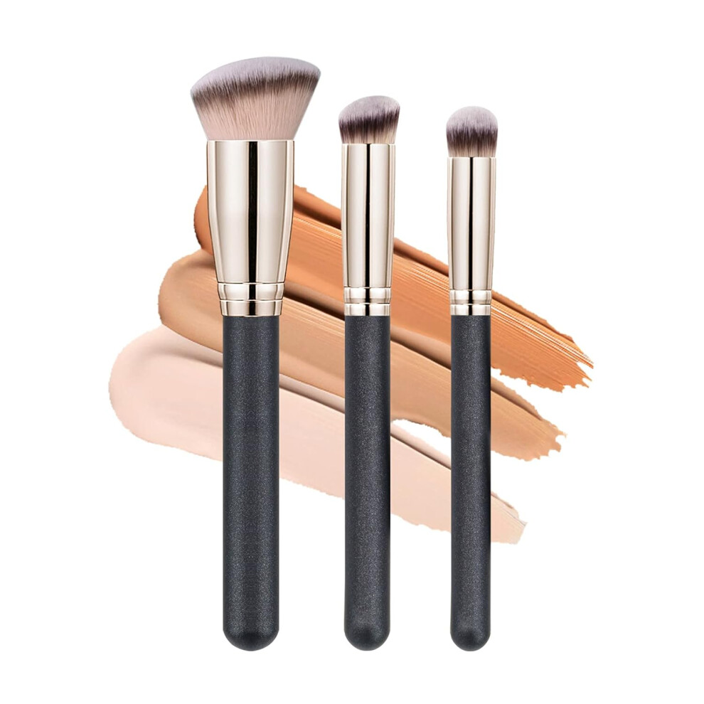 Super Micro Bristles, Angled Flat Top Brush For Flawless Foundation Application, Ergonomic Dual-ended Makeup Brushes, Multifunction Foundation Brush,