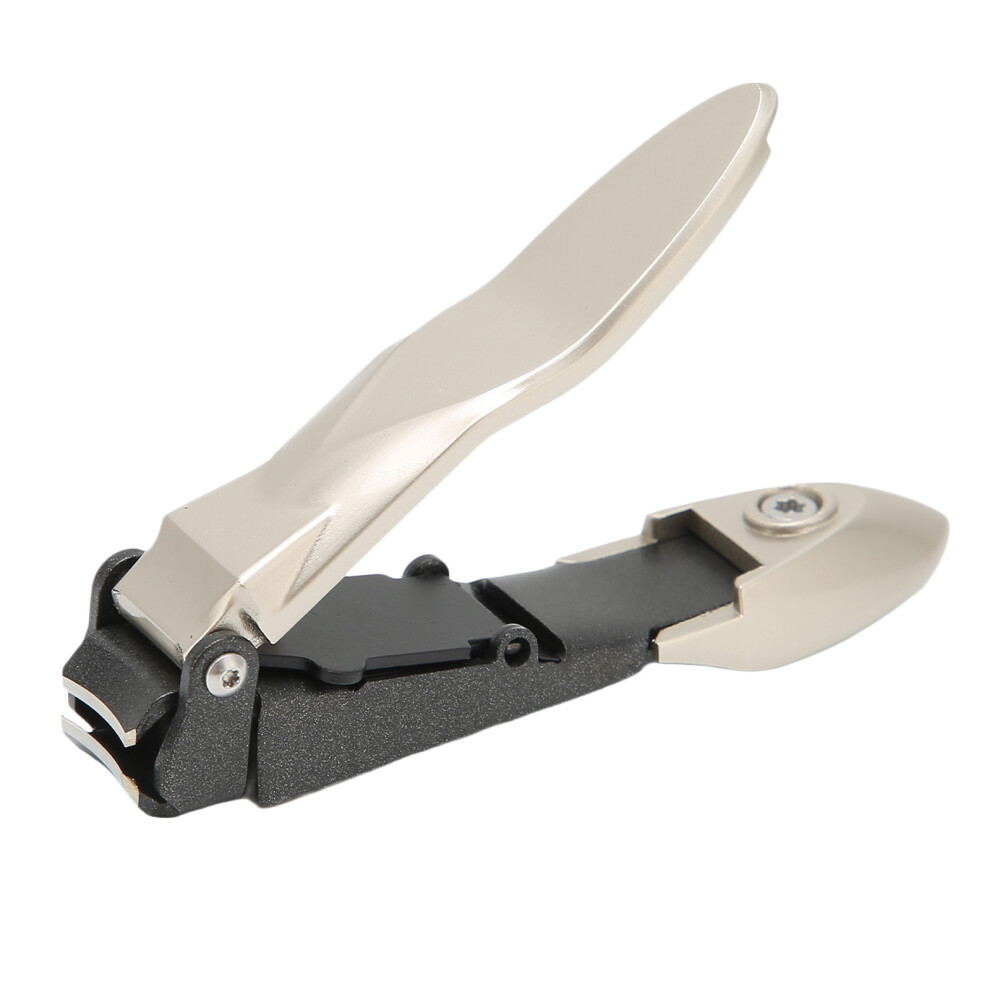 Self-Collecting Sturdy Nail Clippers, No Splash Fingernail & Toenail Trimmer, Sharp Curved Blade for Precise Cutting (Small)