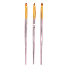 Instrument de nail art pentru călătorii, modele rafinate de păr din nailon moale, sculptură de precizie, set de 3 bucăți pentru nail art