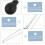 Plastic Dropper Measuring Tube Kitchen Pipette For Squeeze Transfer Large Scale Clear Plastic 2