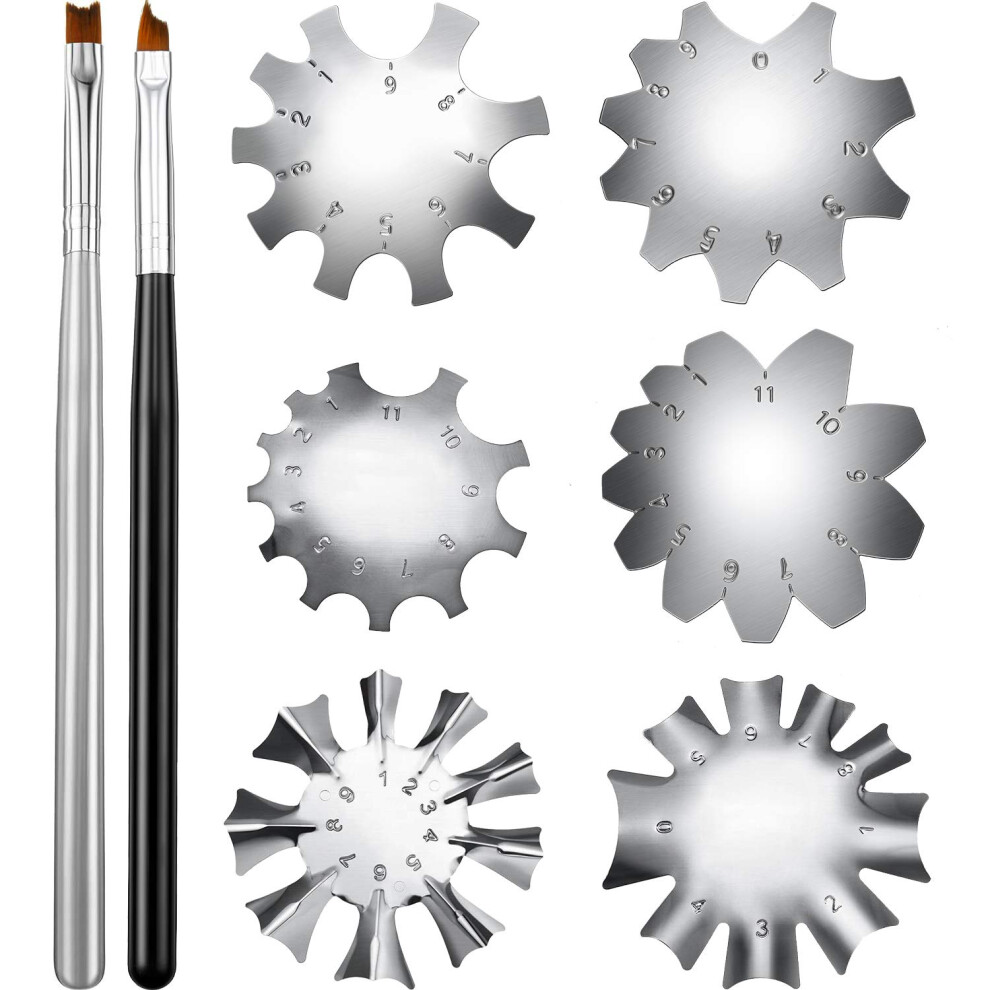 French Tip Cutter, Easy French Smile Line Cut For Durable Nail Stencil Plate, Manicure Trimmer, Edge Cutter Manicure, Stainless Steel Nail Tool, Acry