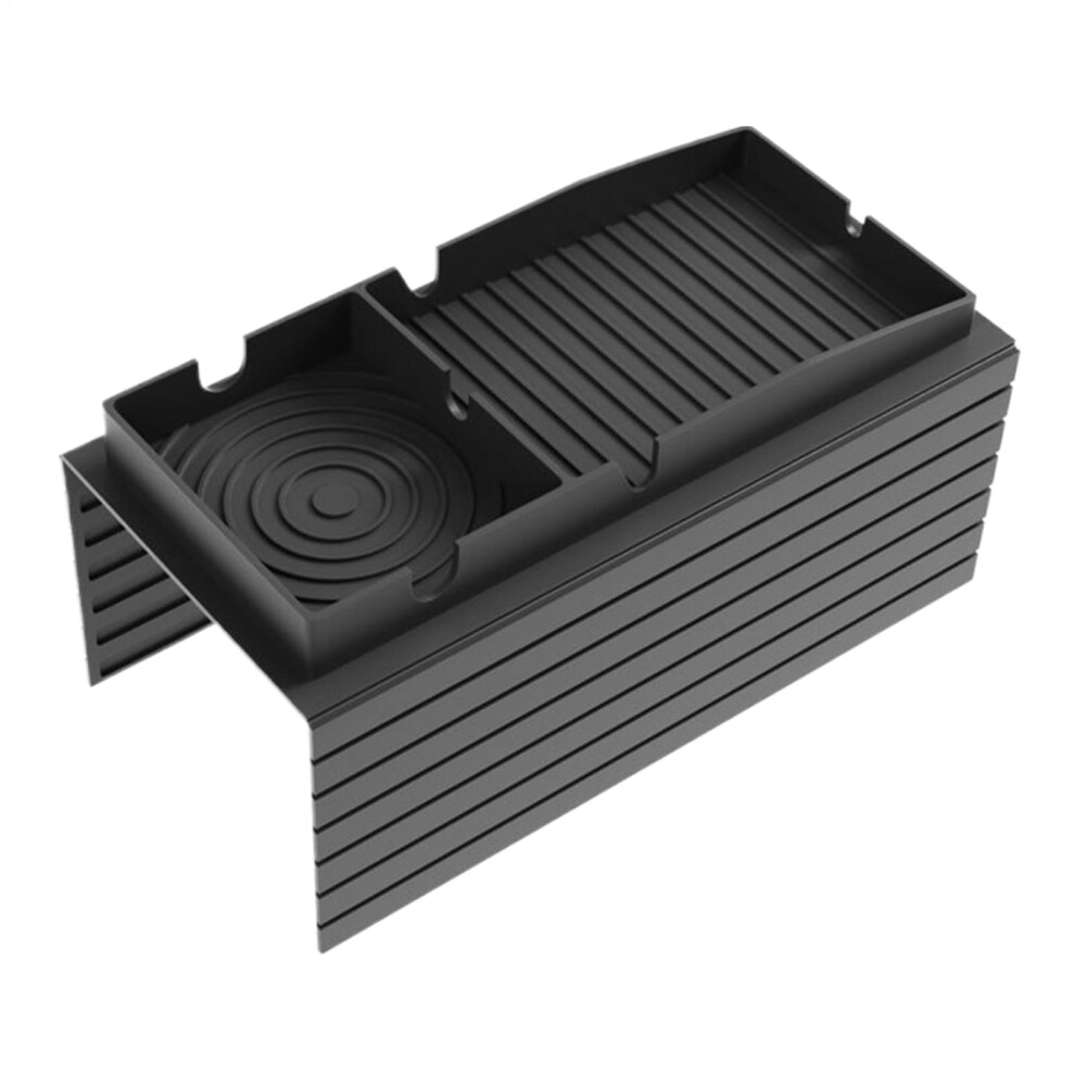 Couch Cup Holder With Non Slip Armrest Tray, Anti Spill Silicone Sofa Organizer For Drinks Remotes Snacks Black 9189345426865