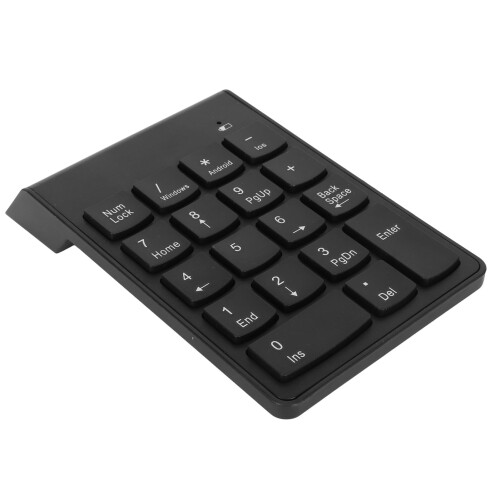 Wireless Numeric Keypad 18Key Bluetooth Number Pad with Ergonomic UShaped Low Noise Keys