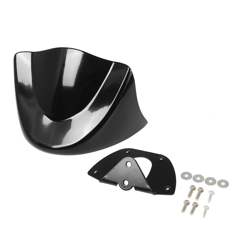 Glossy Front Chin Spoiler Lower Air Dam Fairing Cover For Harley Dyna 20062017 Fxd Black 9426802709858
