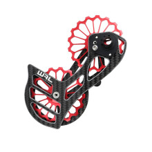 Rear Derailleur Cage Oversized Pulley Aluminum Alloy Waterproof Hub Guide Wheel Kit Bike Accessories Black Red