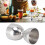 Edelstahl Cocktail Jigger 30/60ml, langlebiger Shot-Glas-Maß, Silber 5