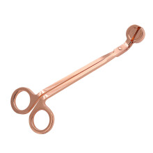 Kerzendochtschneider, Dochtschneider,-Kerzenschere aus Roségold