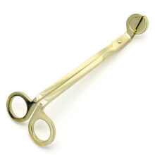 Kerzendochtschneider, Kerzenlöscher,-vergoldete Kerzenschere