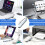 8 in 2 USB C Hub Multiport Adapter with 5Gbps USB 3.0, SD TF Reader, Audio for MacBook Pro 5