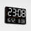 LED-Digitalwecker, großes Display, Hygrometer, 4