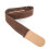 Baumwoll- und Leinen-Adjustable Ukulelengurt mit Leder-Endknopf, Kaffee 7