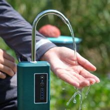 Fishing Live Well Pump with Advanced Oxygen Infusion and Smart Waterproof Sensor for Bait – Green