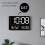LED-Digitalwecker, großes Display, Hygrometer, 5