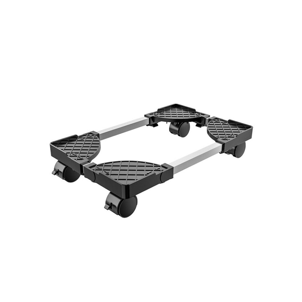 Adjustable Pc Tower Stand With Wheels, Under Desk Computer Cpu Holder, Spacesaving Design 9347817339383