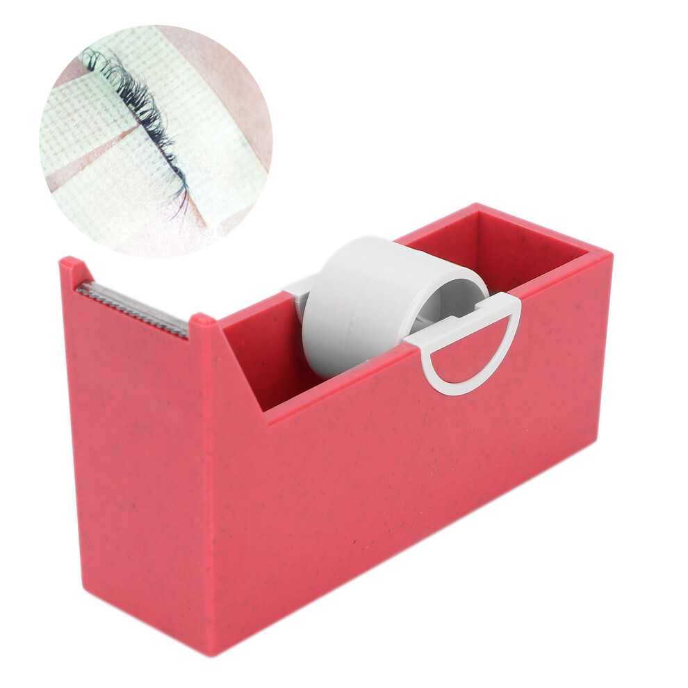 Portable Eyelash Tape Dispenser Cutter - Red, 9.5x3x5.7cm