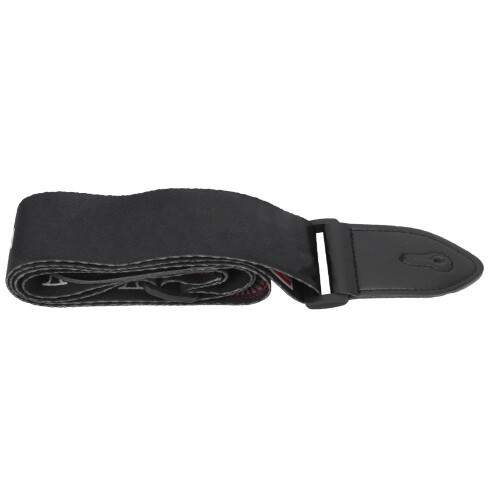 Printed Adjustable Guitar Strap with PU Leather Ends, 90-150cm 1