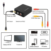 AV-zu-HD-Konverter für NTSC/PAL, tragbarer DVD-Player-Adapter