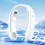 Neck Fan White USB Rechargeable Portable Lightweight ABS Plastic 3