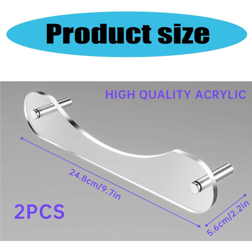 Baseball Cap Organizer OneSize Cap Display Rack SpaceSaving Design Protects Brim Shape 2