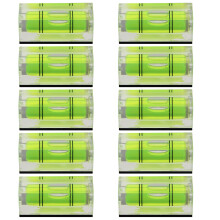 Spirit Level Pack Of 5/10 Green GlowInTheDark Levels Portable Measuring Instrument For Stable Horizontal Reference