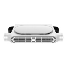 USB Car Cooling Fans for Backseat Headrest 2025 Upgrade 3Speed SpaceSaving White PlugIn Compatible Sedans SUVs RVs