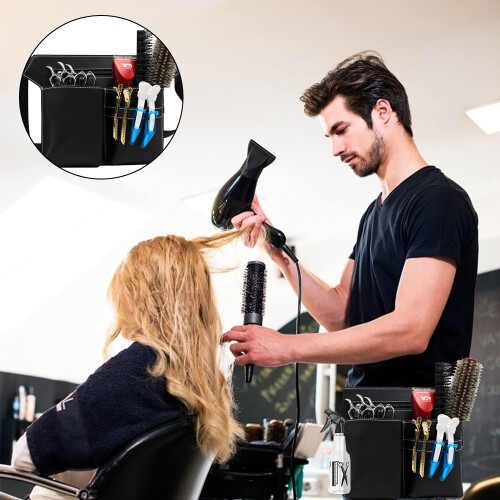 Τσάντα μέσης από υψηλής ποιότητας δέρμα PU, συνδυασμός μικρών και μεγάλων τσεπών 2