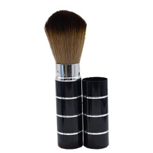 Kabuki Brush For Sketching And Blending, Retractable Handle Makeup Brush Cruelty Free, Synthetic Bristles Ensure Smooth Streak-Free Coverage, Travel