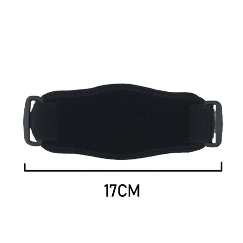 Tutore per gomito con cuscinetto di compressione, supporto con cuscinetto in silicone per epicondilite, sollievo dal dolore e supporto ottimale con 1