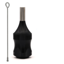 Cabo profissional para tatuagem, design ergonômico, fabricado em alumínio aeronáutico CNC, leve para uso prolongado sem causar fadiga,