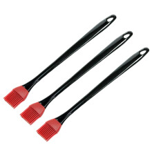 Extra Long Handle Silicone Basting Brush, Removable Brush Head with Flexible Silicone Bristles, Heat Resistant up to 500F, No Scratching Coated