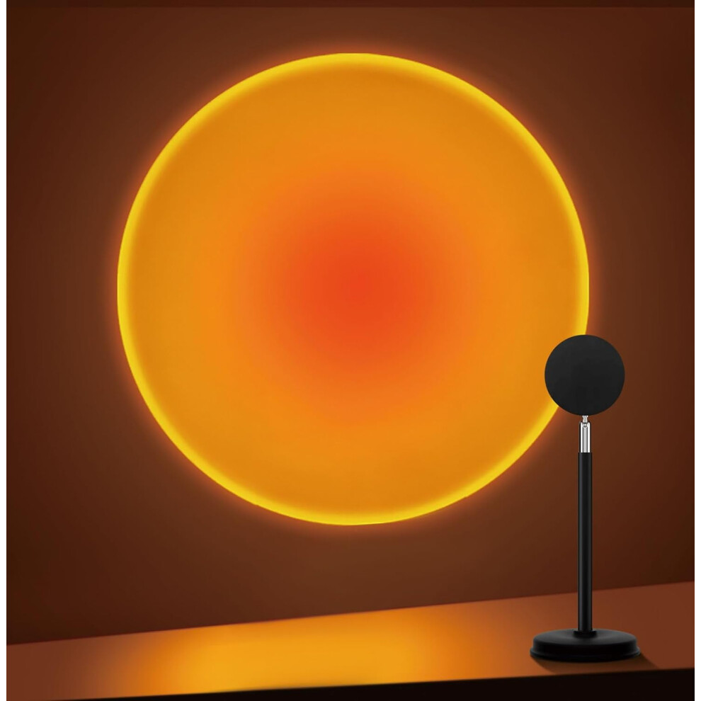 Rotatable Lamp Head Floor Lamp, Romantic Visual Experience With Sunset Lamp Projection, Adjustable Angle Led Night With Usb Port, Room Decor Light 9170372786947