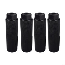 Anti Skid Bicycle Pegs For Rear Axle Installation, 4 Pieces, Black, Compatible With Various Bike Models