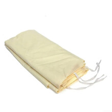 Waterproof Patio Awning Cover UV Protection Retractable Outdoor Canopy 420D Oxford Fabric Beige