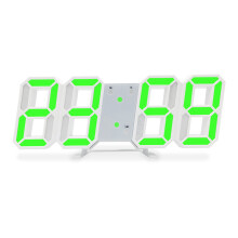 Smart LED Digital Clock with 3D Display, Not Easily Damaged OLED Alarm Clock with Date and Temperature, Excellent Gift for Modern Home Office, USB