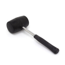 Rubber Mallet 16Ounce Steel Shaft Heavy Duty Comfortable Grip Camping DIY Woodworking