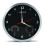 Esperanza Washington Black Mechanical Wall Clock Round Black 1