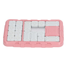 Handliches pinkes Slider-Puzzle-Spiel – Tragbares Denkspiel für Kinder & Jugendliche