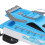 Fernsteuerungs-RC-Boot mit Langstreckenantenne und 2 Propellern, Blau 8