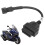 Good Conductivity OBD2 Diagnostic Cable 3Pin Motorcycle Accessory Replacement 14