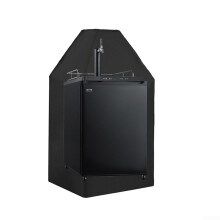 Waterproof Kegerator Cover for Outdoor Beer Dispenser, Dustproof 420D Oxford Dual Tap Protector