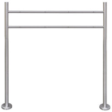 Ondersteuning van roestvrij staal voor brievenbus 120 x 100 cm 1002002