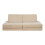 Divano poltrona da gioco 5 pezzi 120 x 66 x 46 cm velluto a coste 5