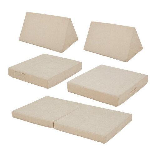 Divano poltrona da gioco 5 pezzi 120 x 66 x 46 cm velluto a coste