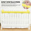 Protection de garde-corps pour bébé ajustable, doux, en polyester, 67x18cm 7