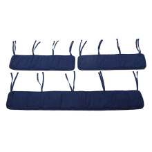 Protection de garde-corps de lit moelleuse avec sangle ajustable – 4 modèles