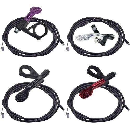Control Lever for Dropper Seat Posts, Black, Ergonomic, Easy Positioning, Compatible With Dropper Posts 2