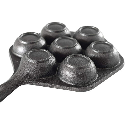 Cast Iron Aebleskiver Pan Nonstick Stuffed Pancake Maker for Danish Pancake Balls Baking 1