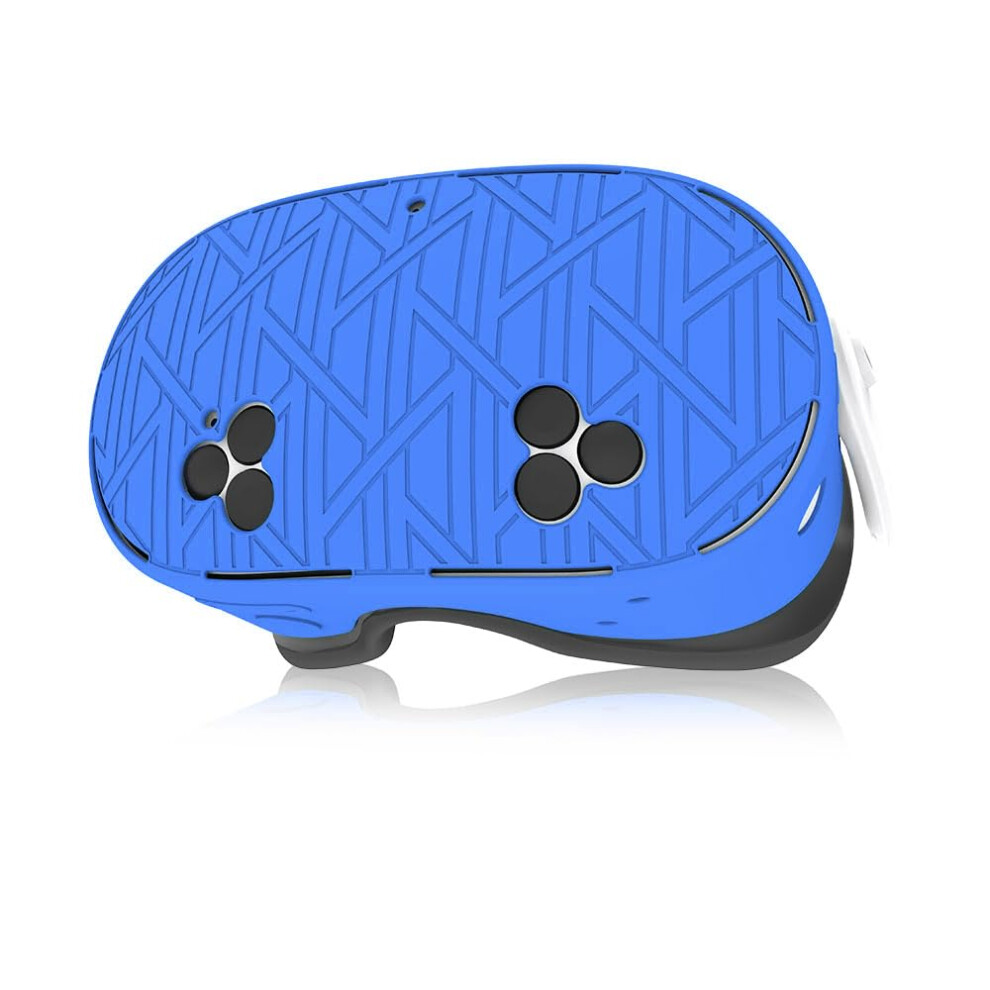 Silicone Protector Shockabsorbing Scratchproof Dustproof Cover For Quest 3S Vr Headset Blue 9094768678459