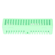 Leichter, grüner Autoklavier-Behälter für Dentalinstrumente, Kunststoffdesign
