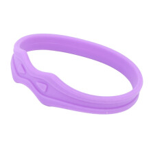 Silicone Patella Knee Strap Support Belt for Basketball Football Running Purple